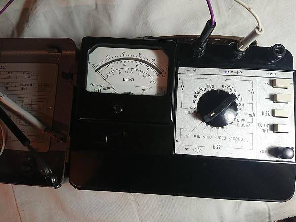 Прибор Ц4340 - аналоговый тестер 