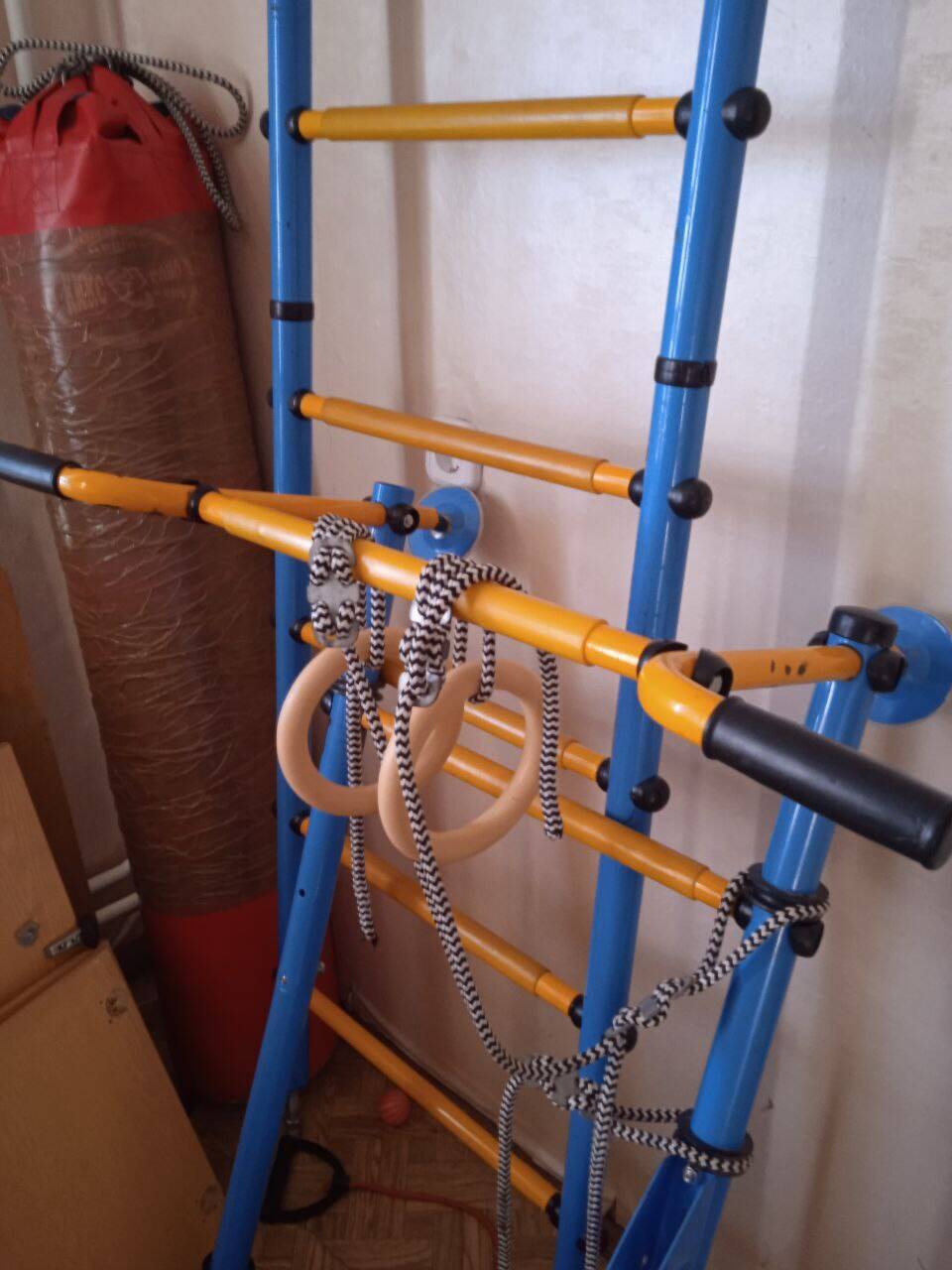 Детский спортивный комплекс (шведская стенка, турник, кольца) в Миассе фото 4 Для дома и дачи Миасс