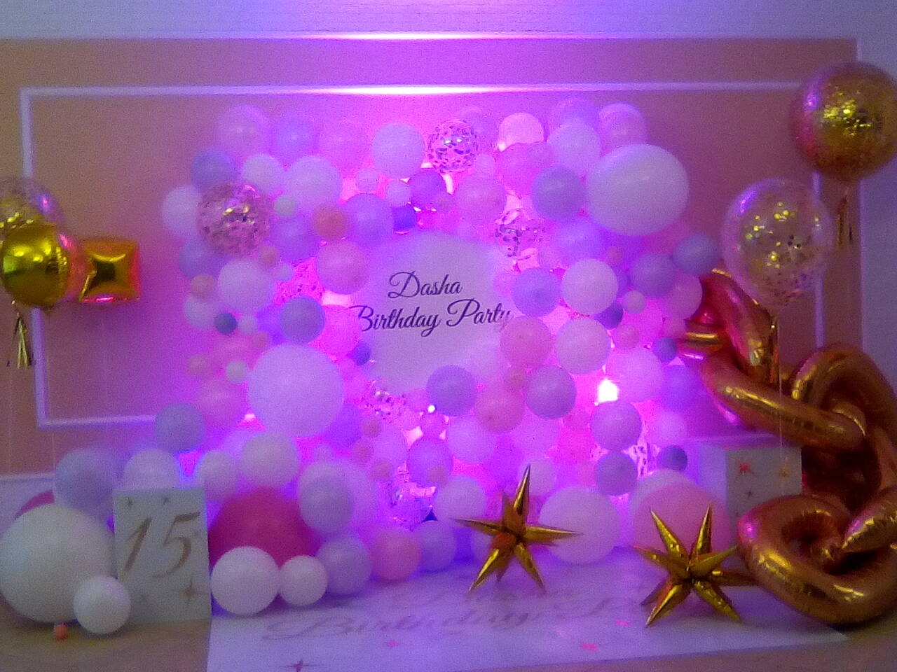 Оформление воздушными шарами