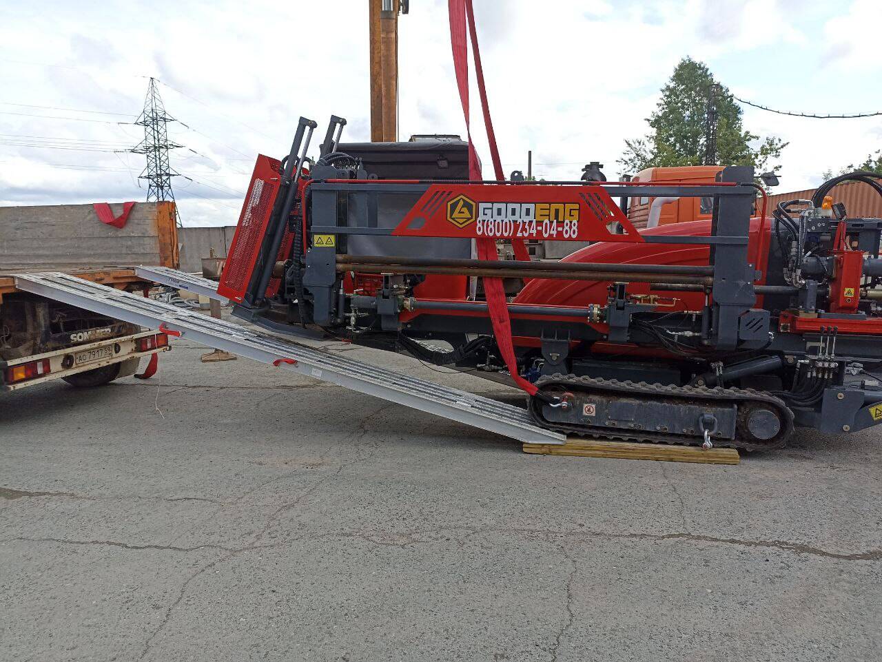 Аппарели для погрузки установки ГМБ  