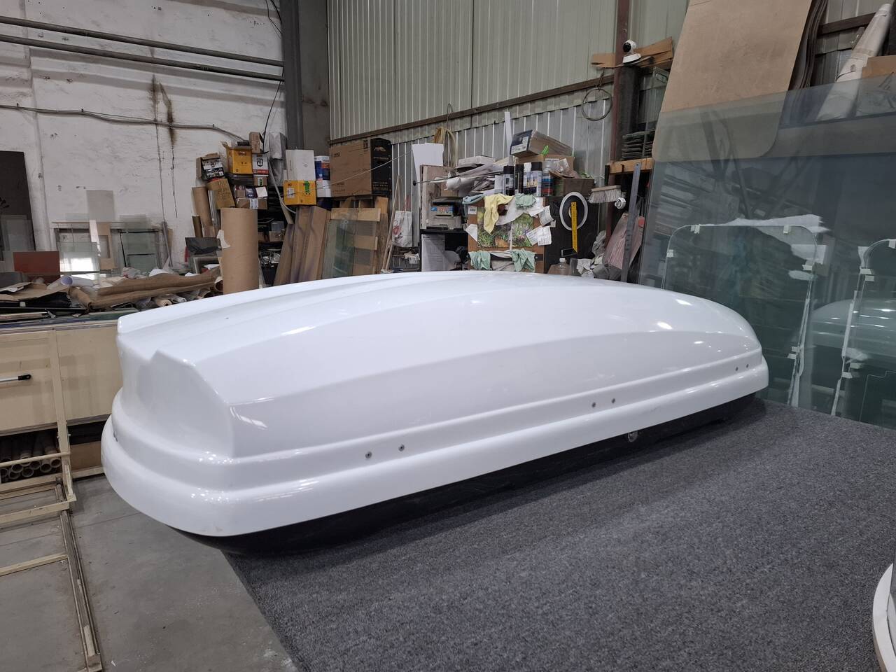 Автобокс Koffer 480л., белый в Екатеринбурге фото 3 Транспорт Екатеринбург