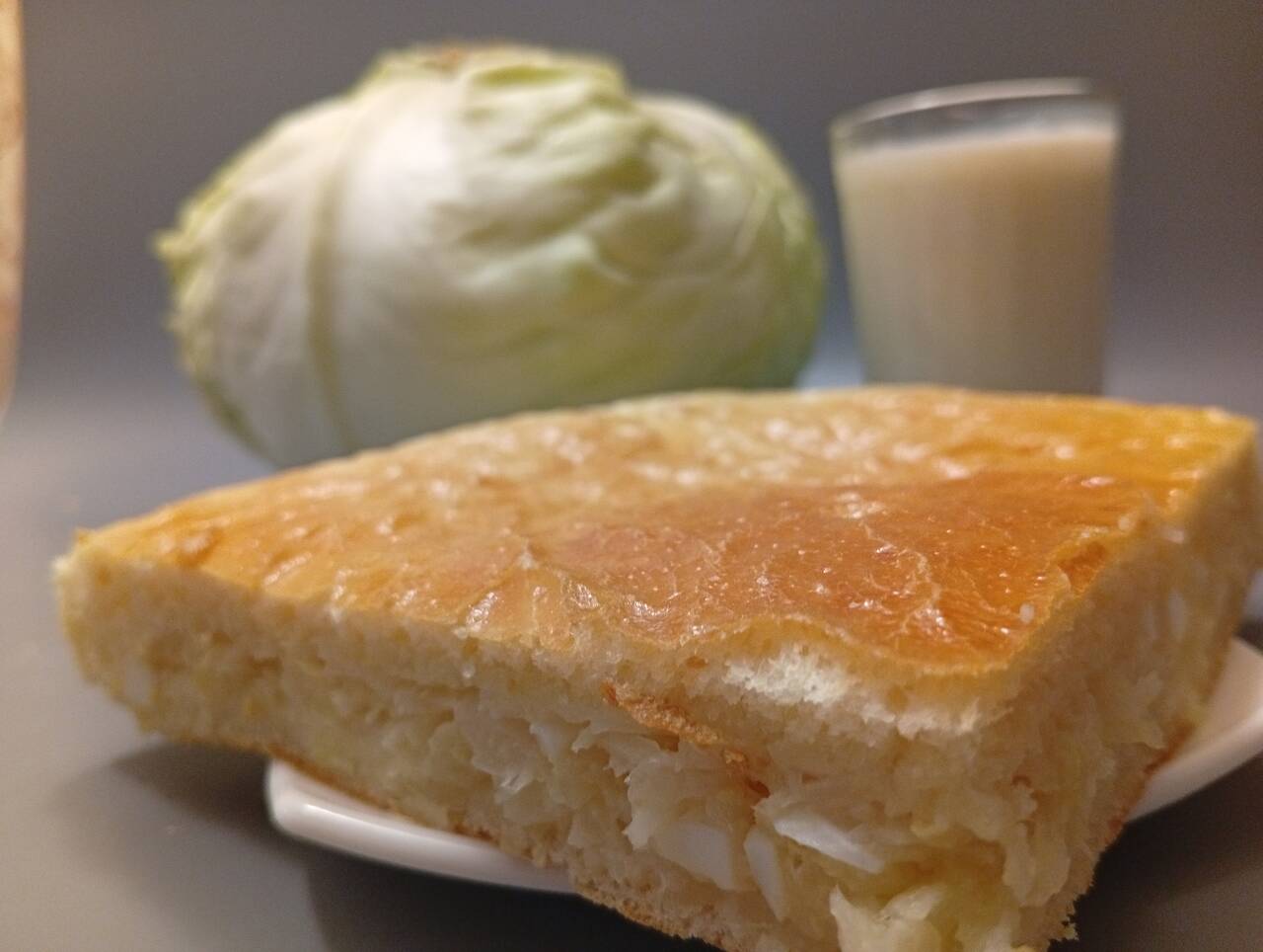 Русский пирог с капустой Русский пирог с капустой