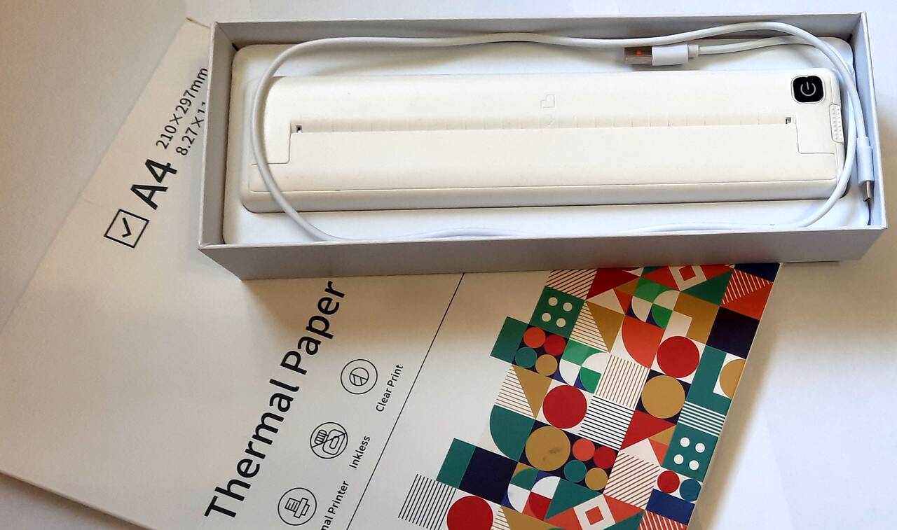 Принтер А4, портативный, чёрно-белый, с блютузом в Волгограде фото 3 Бытовая электроника Волгоград Принтер А4, портативный, чёрно-белый, с блютузом в Волгограде фото 3 Бытовая электроника Волгоград