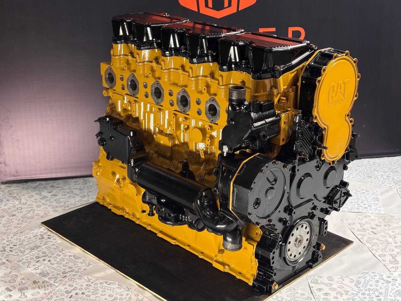 Двигатель (Long-Block) Caterpillar C-18