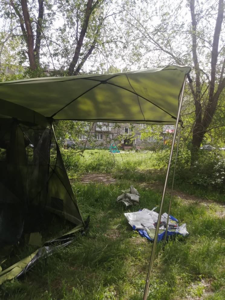 палатка автомат шатёр 4.2х4.2 шесть грань. 2-я крыша  в Балашихе фото 5 Увлечения и отдых Балашиха