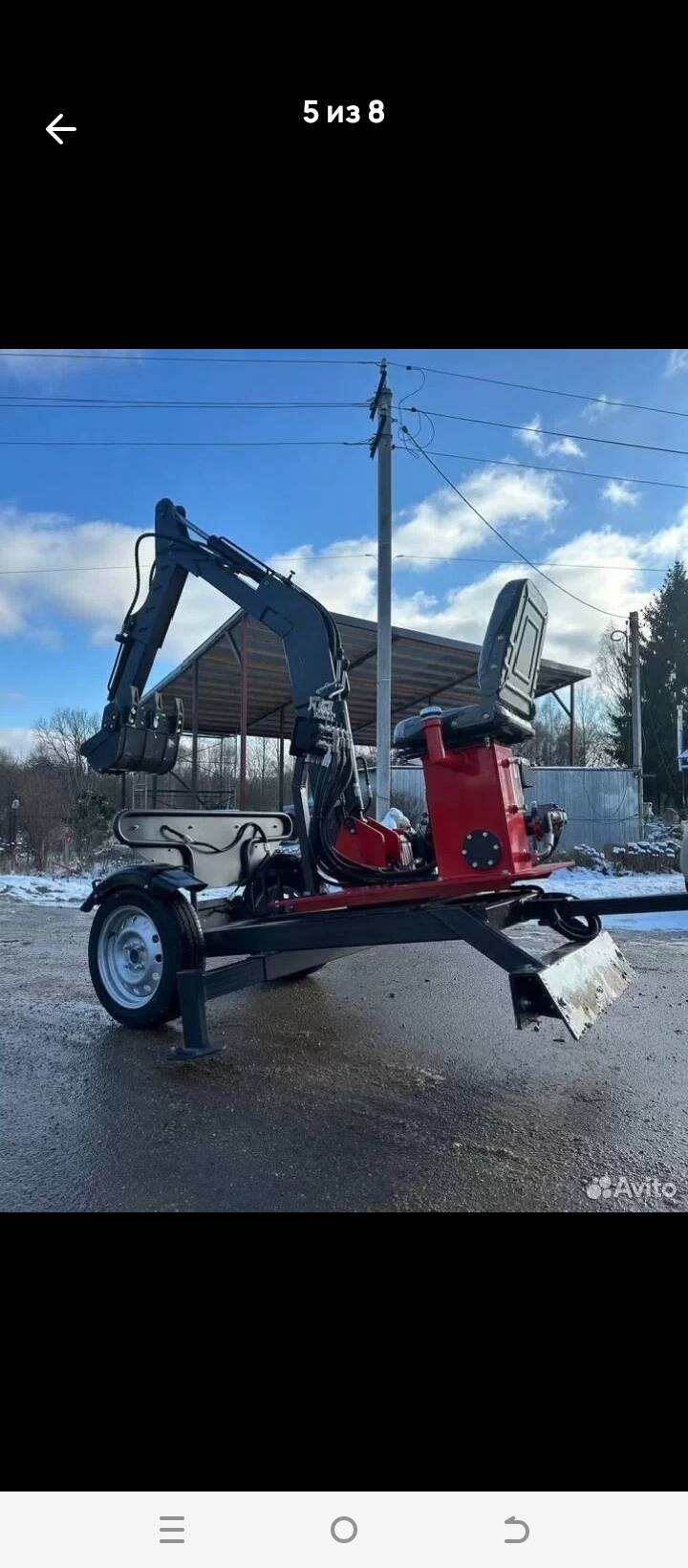 Мини экскаватор прицепной в Чусовом фото 7 Транспорт Чусовой