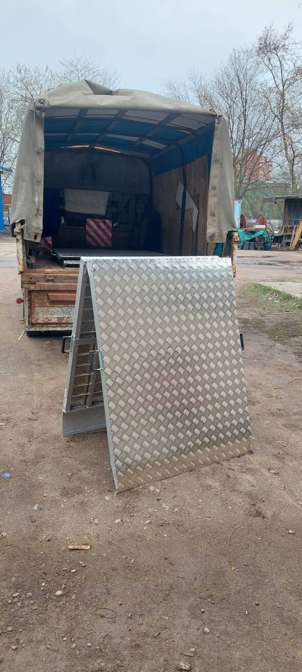 Мост погрузочный алюминиевый складной 700 кг   в Ростове-на-Дону фото 5 Транспорт Ростов-на-Дону