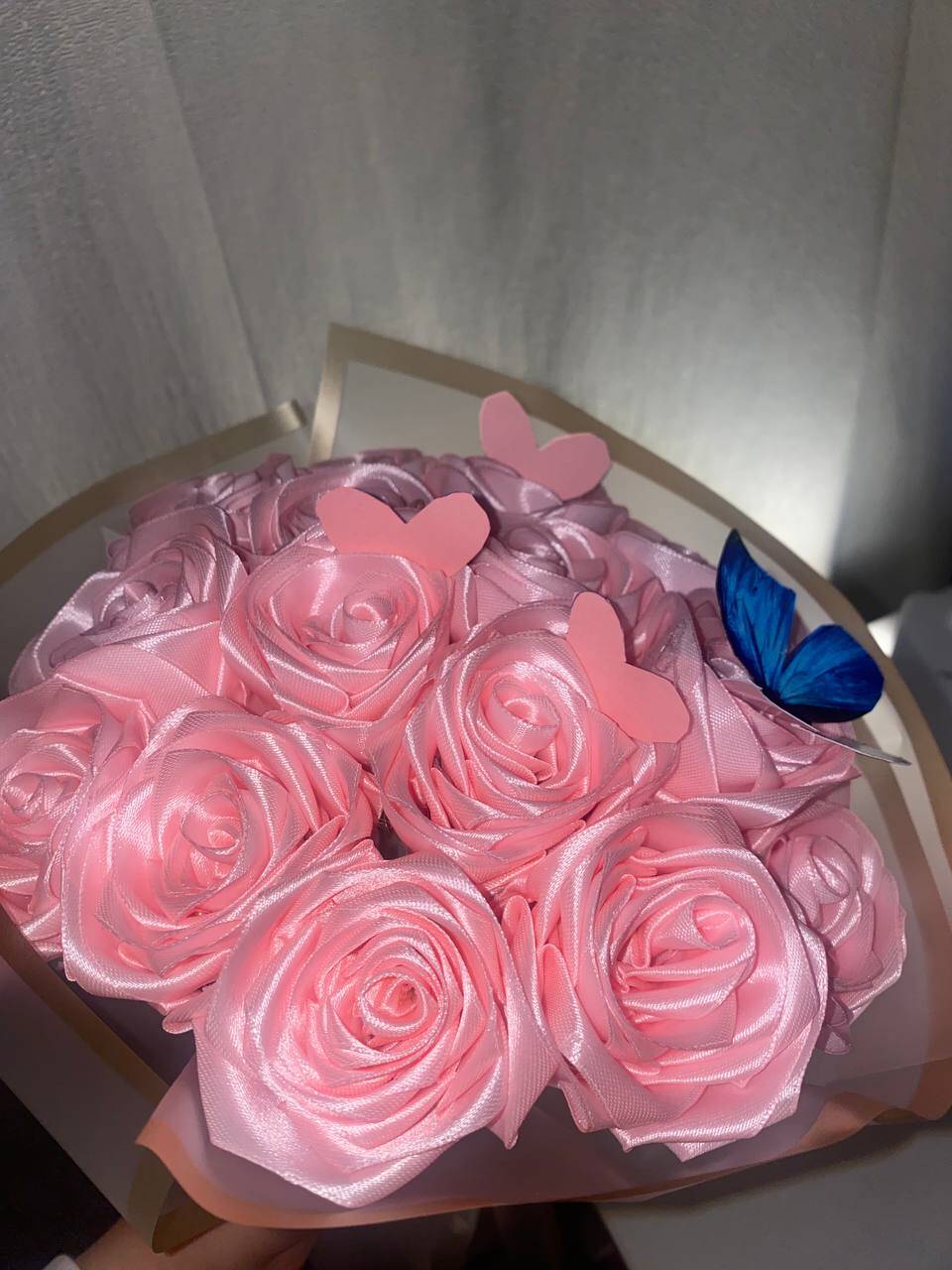 Вечные розы из атласных лент  в Уфе фото 4 Увлечения и отдых Уфа