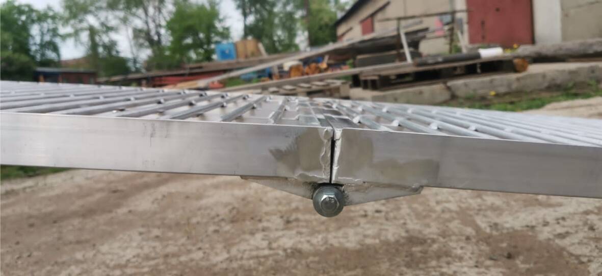 Трап алюминиевый складной ГКА 300.40.2 3С  в Екатеринбурге фото 3 Транспорт Екатеринбург