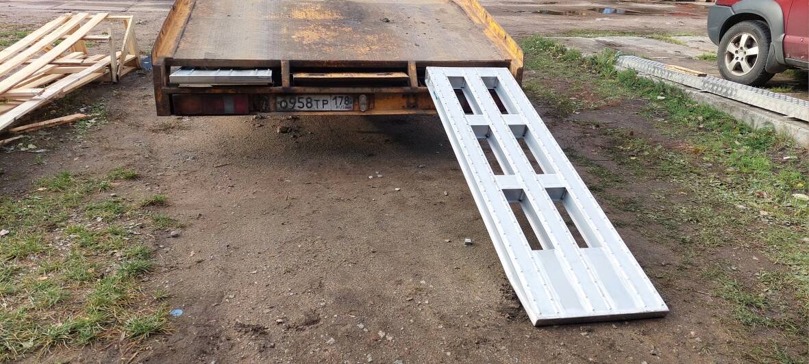 Аппарели алюминиевые для эвакуатора, трала и др.    в Шатуре фото 3 Транспорт Шатура