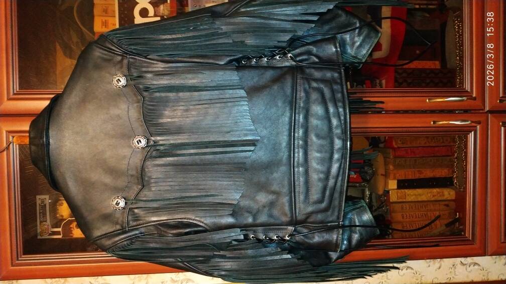 Мужская косуха с бахромой Alberto Premium в Москве фото 2 Личные вещи Москва Мужская косуха с бахромой Alberto Premium в Москве фото 2 Личные вещи Москва