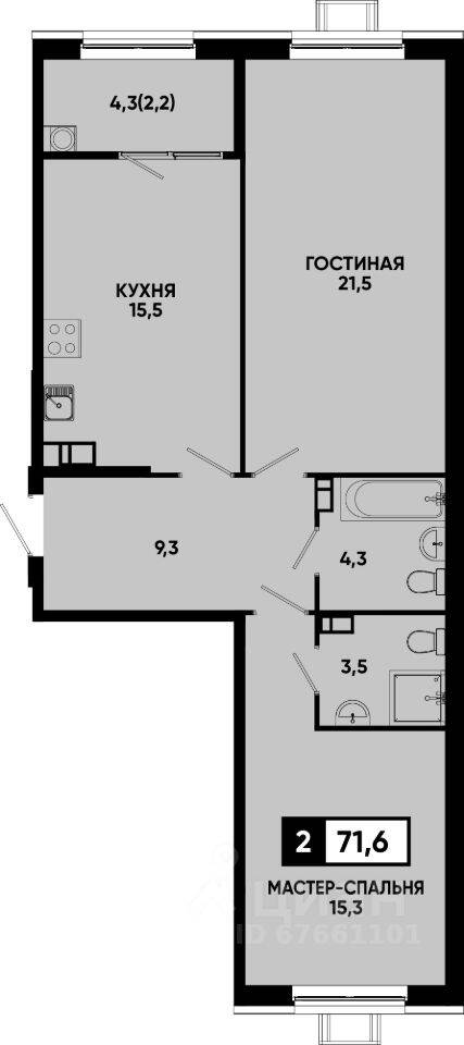 Квартиры в ЖК-Моя Легенда, г.Кисловодск в Кисловодске фото 2 Недвижимость Кисловодск