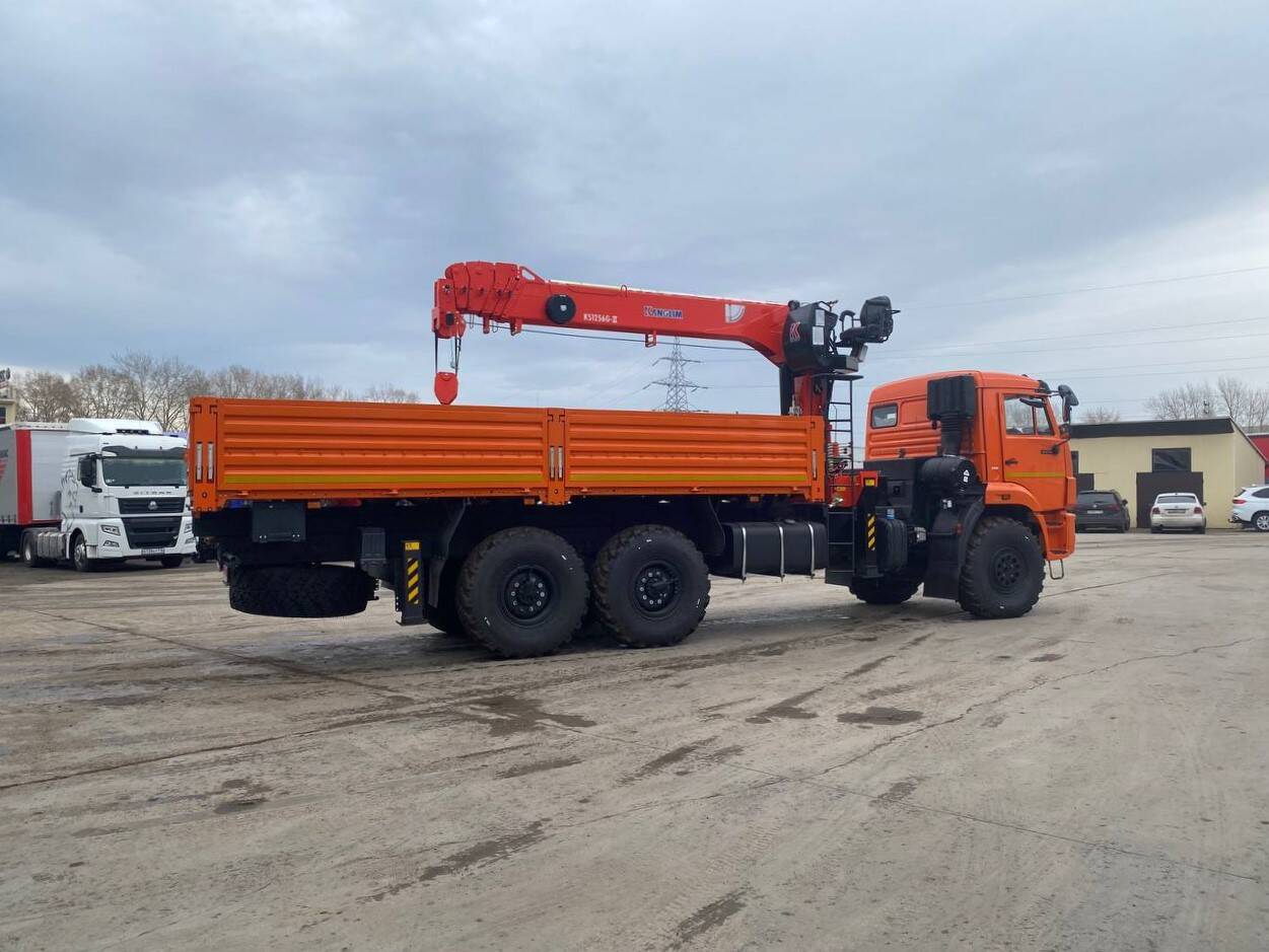 Бортовой КАМАЗ 43118-23027-50 с КМУ Kanglim 1256 в Абдулино фото 4 Транспорт Абдулино