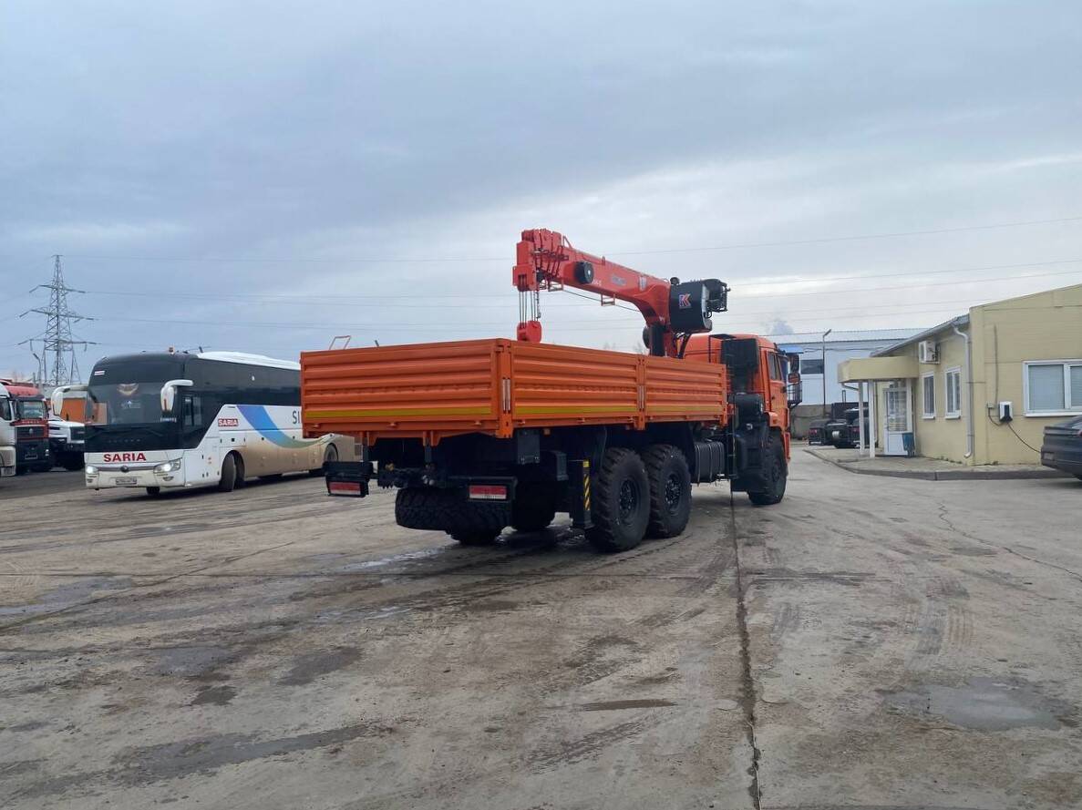 Бортовой КАМАЗ 43118-23027-50 с КМУ Kanglim 1256 в Абдулино фото 5 Транспорт Абдулино