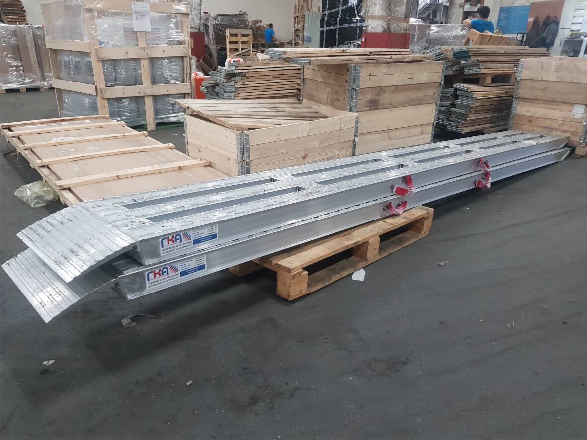 Аппарели алюминиевые 5500 кг на пару  