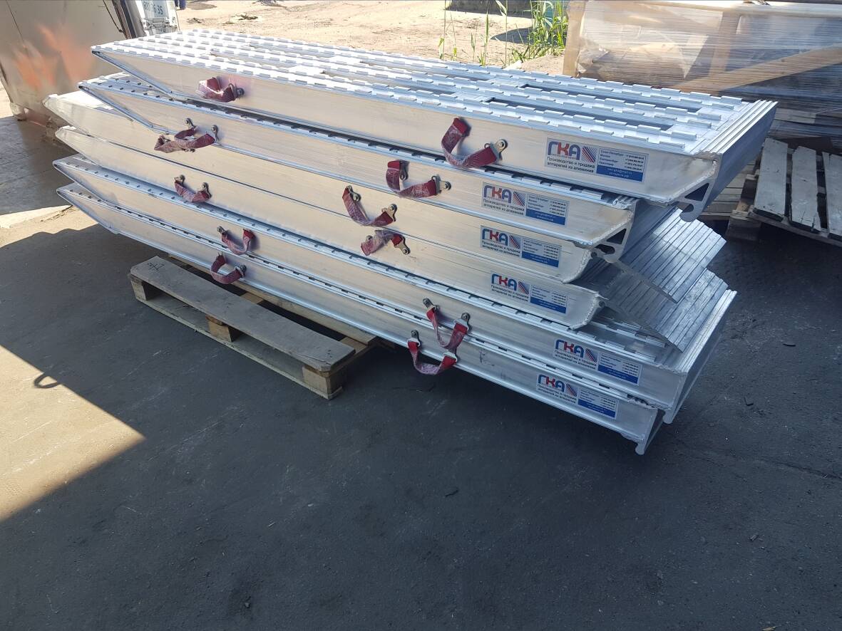 Аппарели алюминиевые от 5 до 60 тонн Аппарели алюминиевые от 5 до 60 тонн