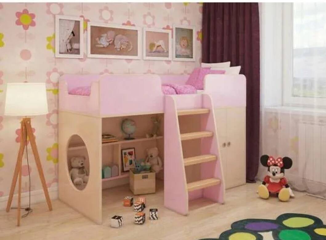 Кровать чердак Для девочки Кровать чердак Для девочки