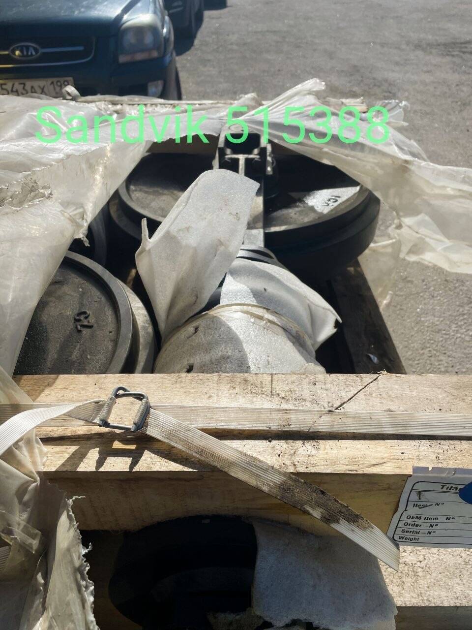 Натяжное колесо в сборе с демпфером Sandvik 515388 (для буровых установок / ПДМ в Санкт-Петербурге фото 6 Транспорт Санкт-Петербург