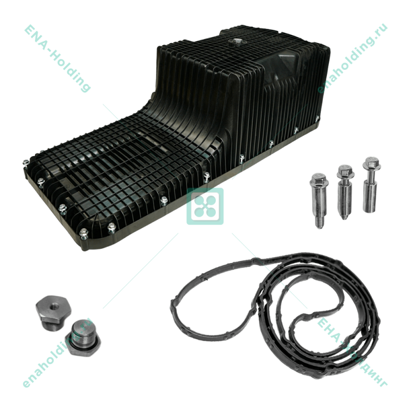Картер масляный в сб а/м Камаз 54901 дв.Р6 EX910.50-1009010 СБ Картер масляный в сб а/м Камаз 54901 дв.Р6 EX910.50-1009010 СБ