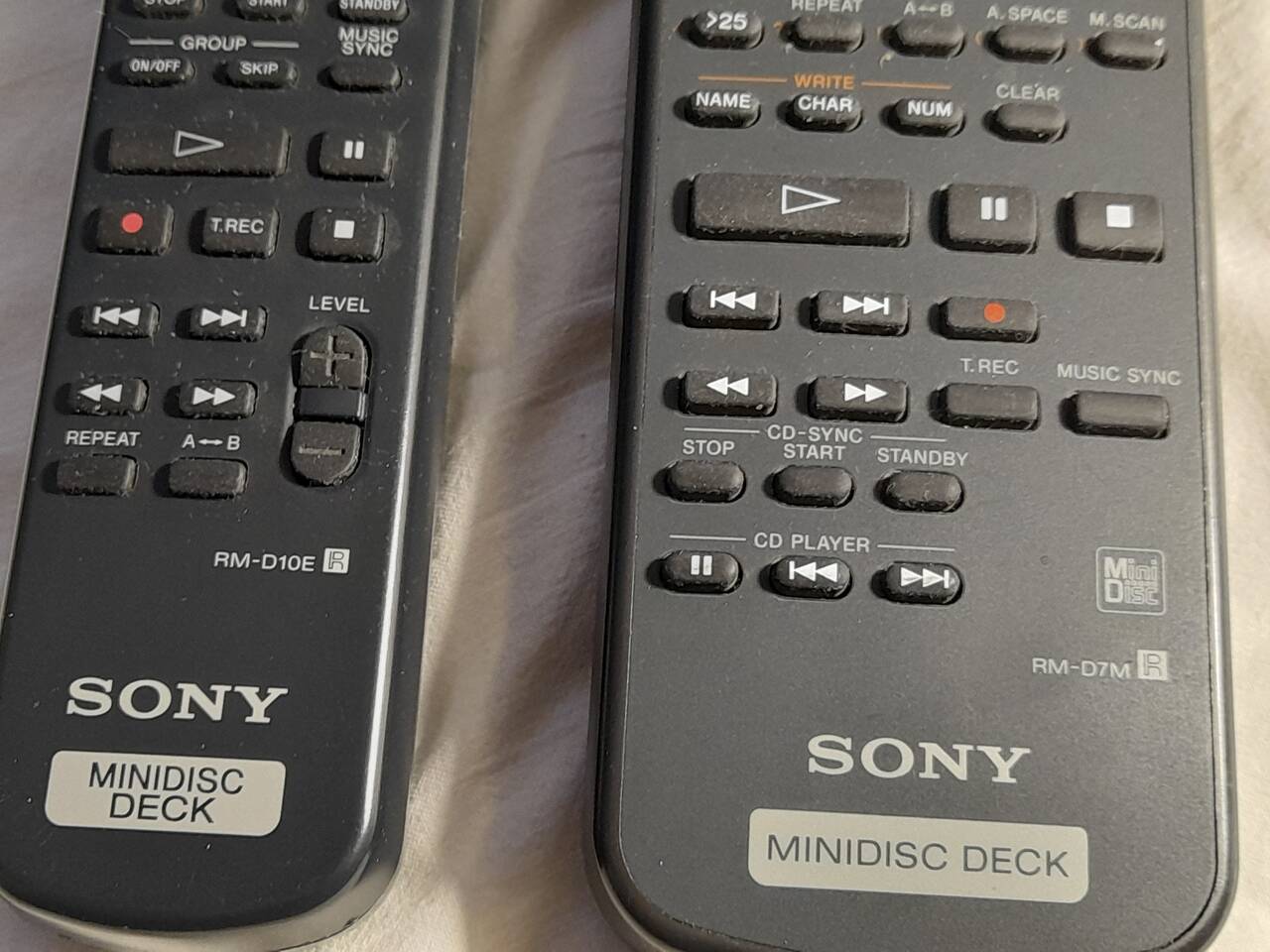 ⁣Пульты SONY  для MD-дек  