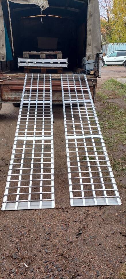 Аппарели для мототехники, минитрактора, миниэкскаватора 