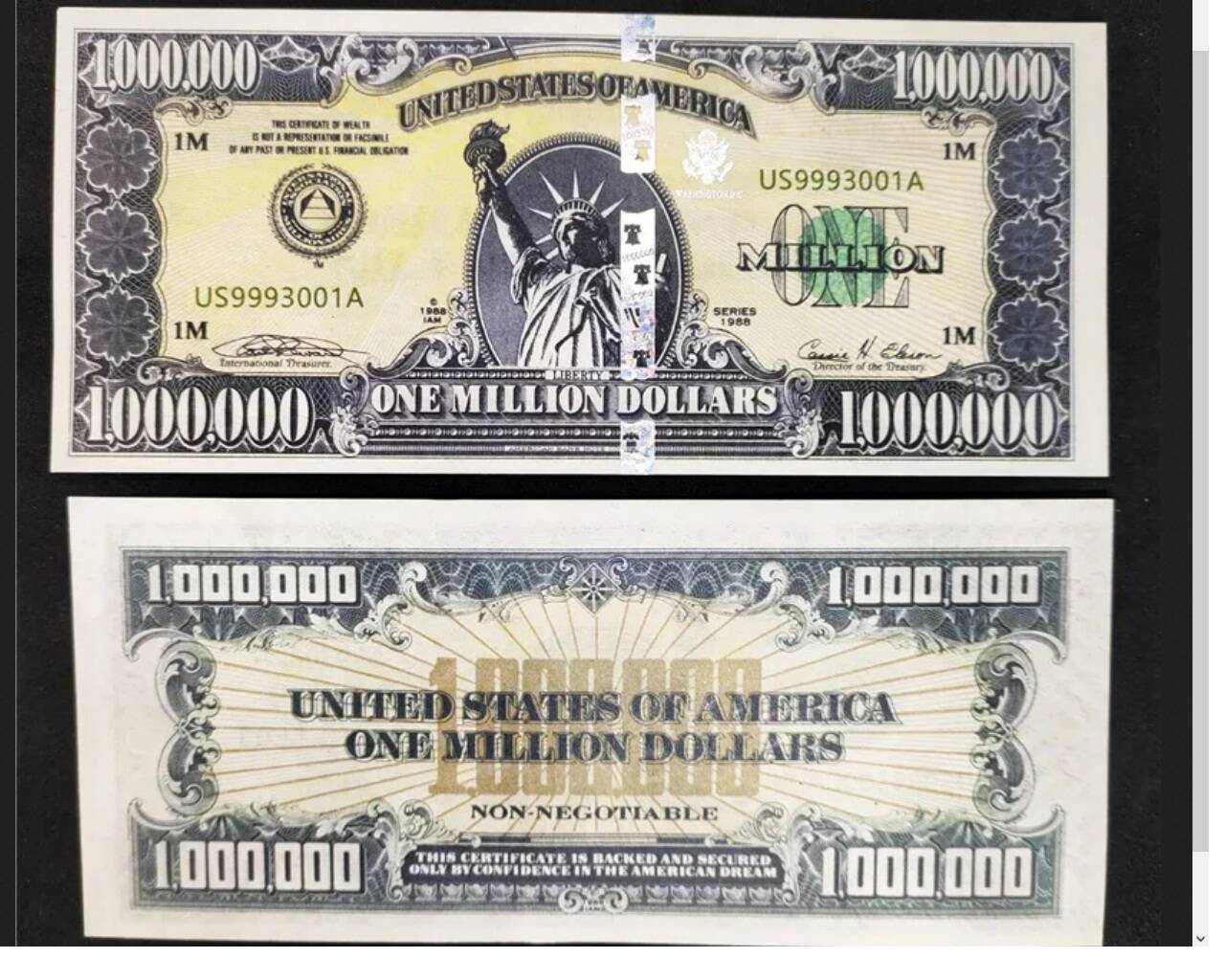 1000000 USD Американские доллары  в Омске фото 2 Увлечения и отдых Омск