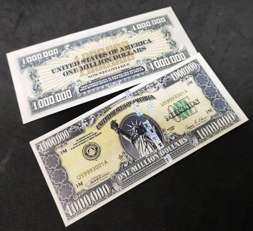 1000000 USD Американские доллары 