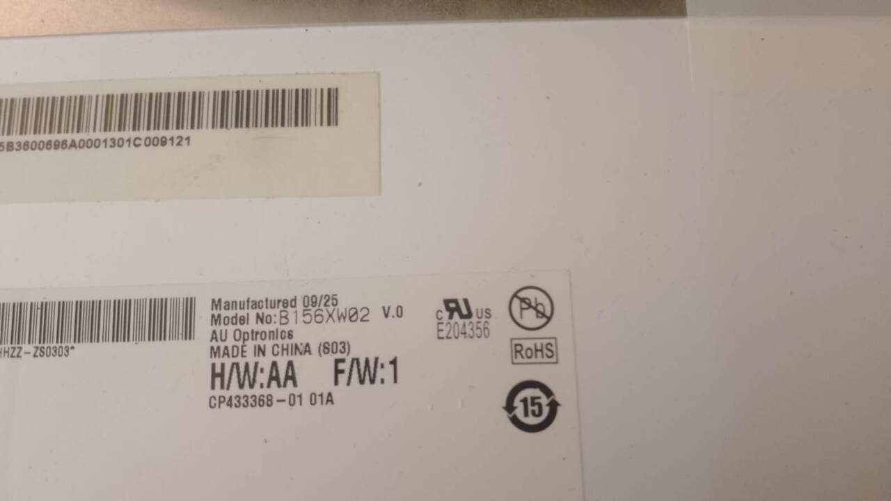 Матрица pn B156XW02 V0 бу в рабочем состоянии в Сочи фото 2 Бытовая электроника Сочи