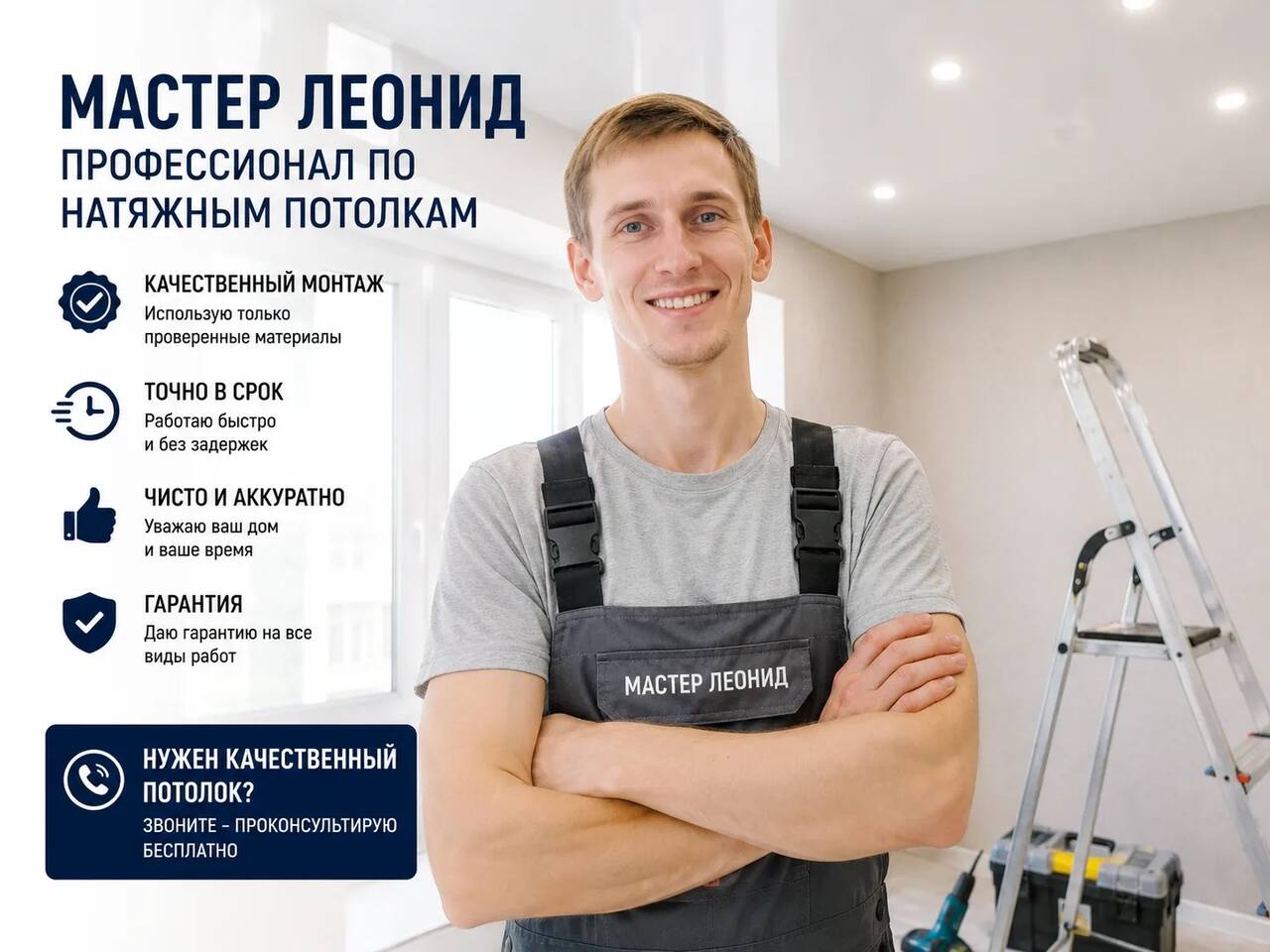 Натяжные потолки без посредников под ключ в Москве фото 5 Услуги Москва