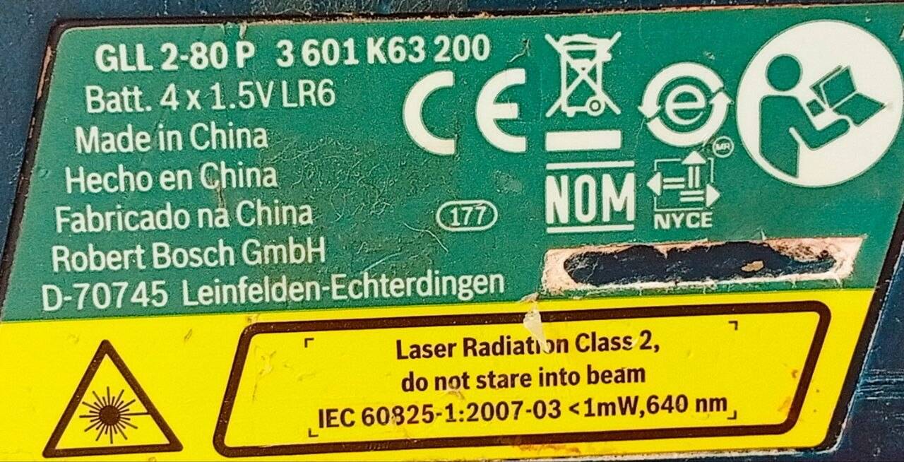 Нивелир Лазерный Bosch GLL 2-80P+Приёмник Bosch LR2 в Ужуре фото 4 Для дома и дачи Ужур