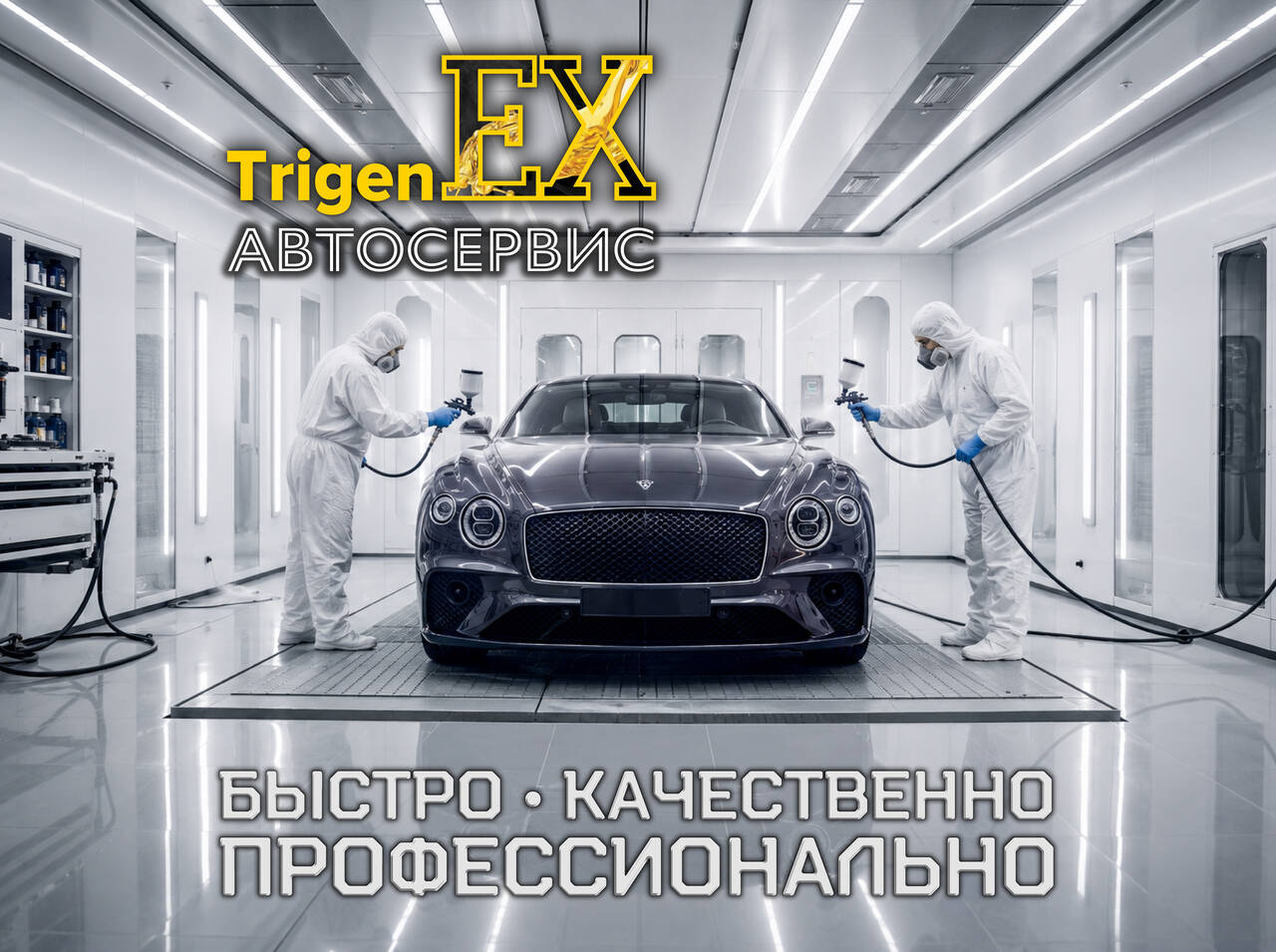 Идеальная покраска и кузовной ремонт в «TrigenEX Сервис»! в Санкт-Петербурге фото 5 Услуги Санкт-Петербург