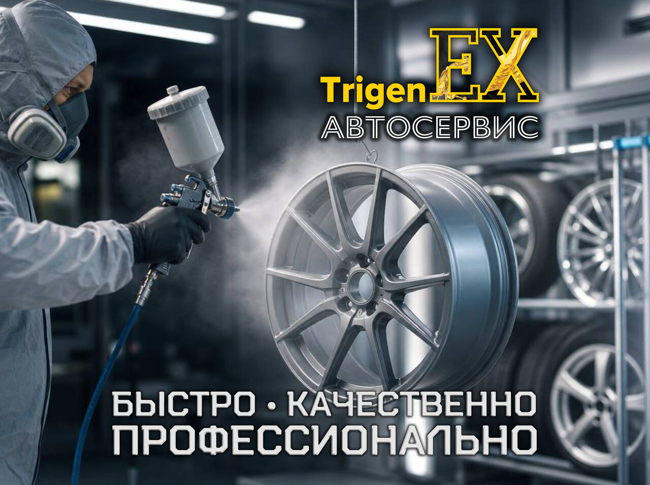 Идеальная покраска и кузовной ремонт в «TrigenEX Сервис»!