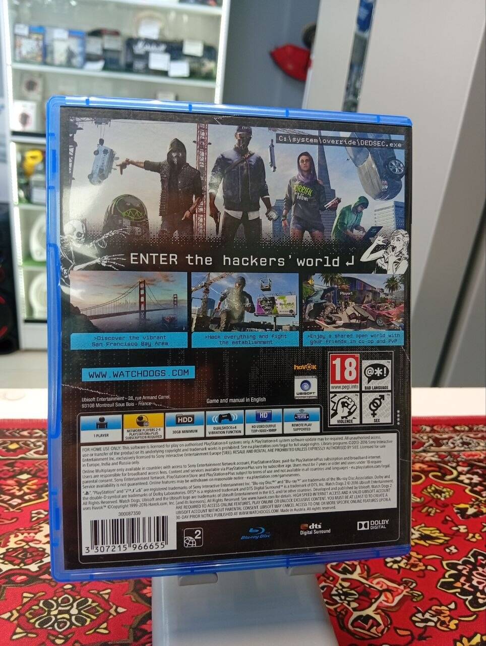 Диск на PS4 Watch Dogs 2 в Ужуре фото 2 Бытовая электроника Ужур
