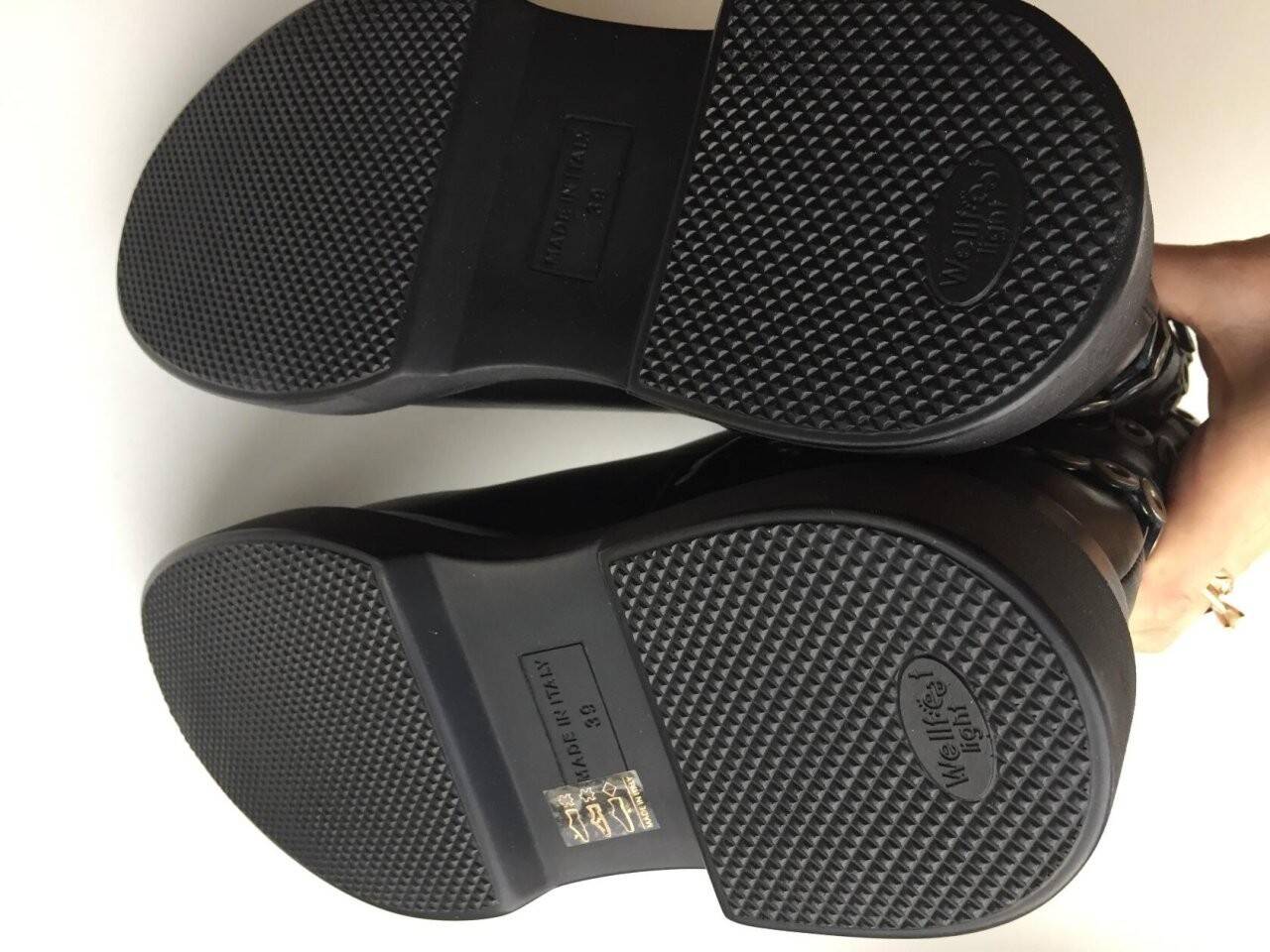 Ботинки новые lestrosa италия кожа 39 черные внутри кожаные осень весна демисезонные обувь женская в Москве фото 6 Личные вещи Москва