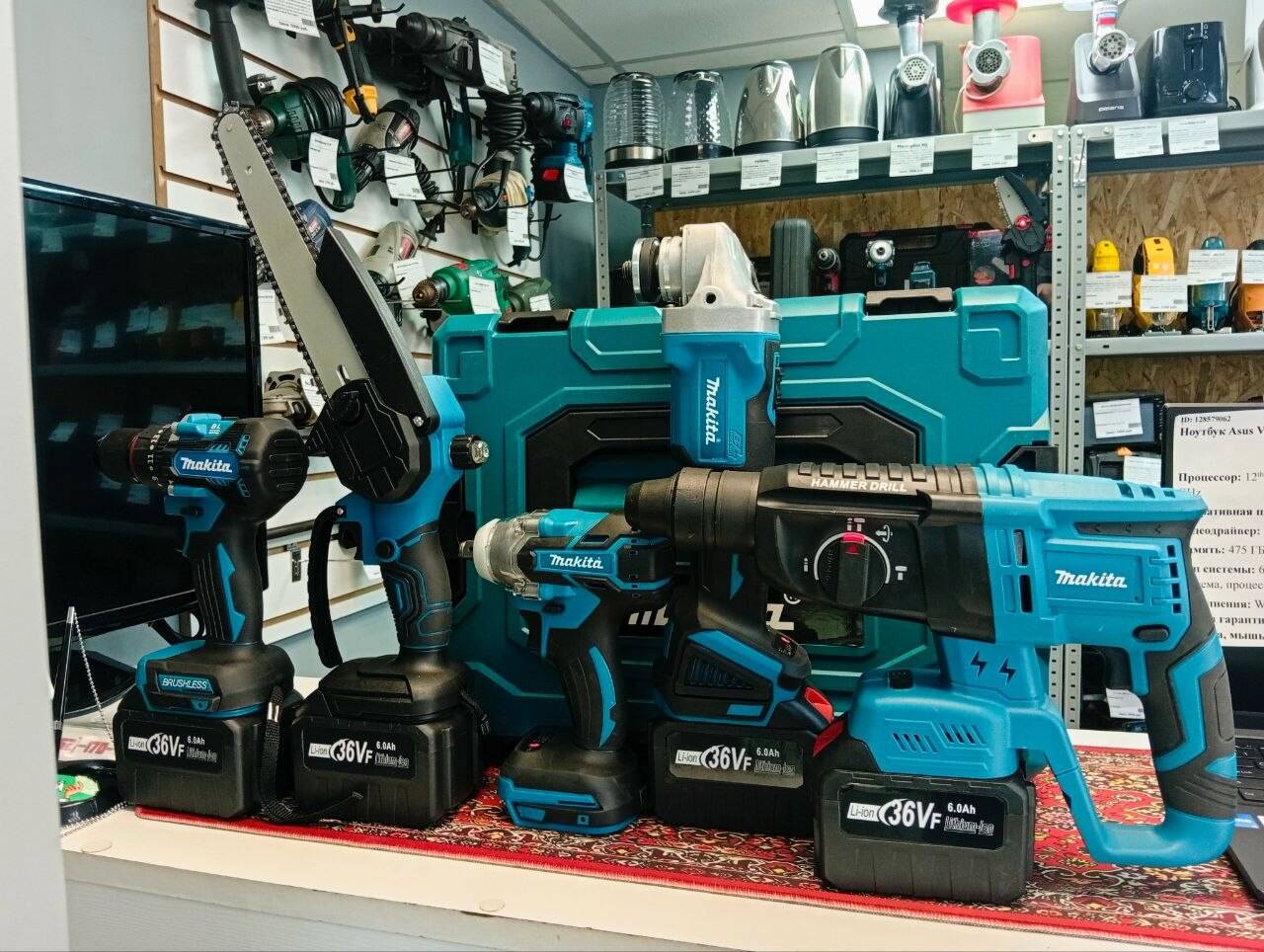 Новый Набор Аккумуляторный Makita 5 в 1