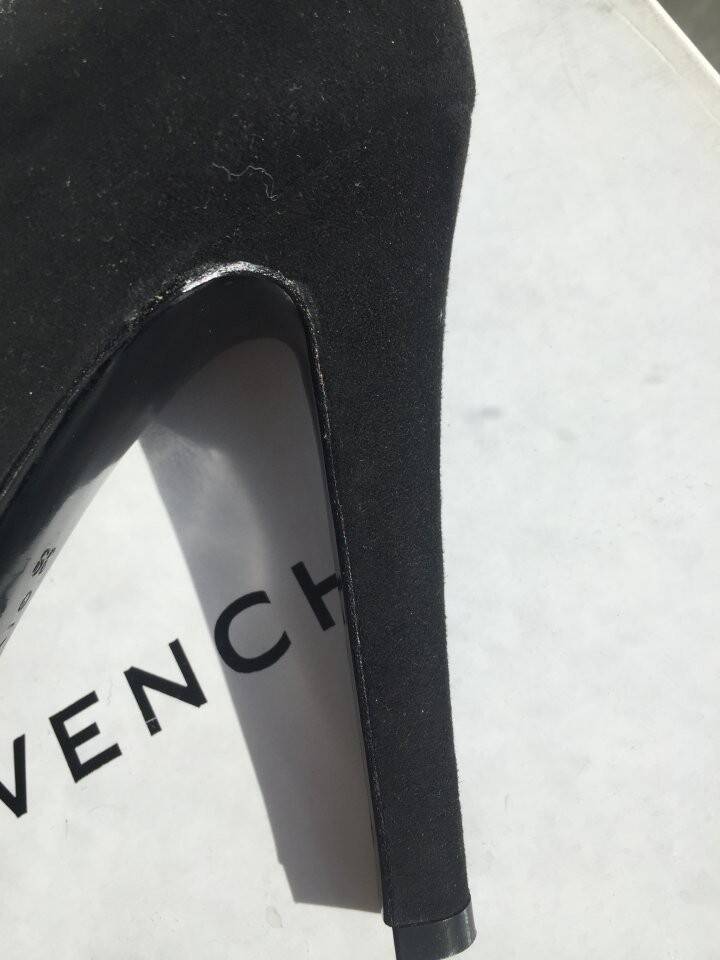 Туфли новые givenchy италия 39 размер черные замша платформа 1см каблук шпилька 11 см внутри кожа за в Москве фото 5 Личные вещи Москва