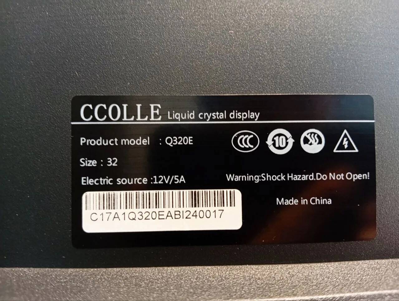 Монитор Игровой Ccole 32" Q320E в Ужуре фото 2 Бытовая электроника Ужур