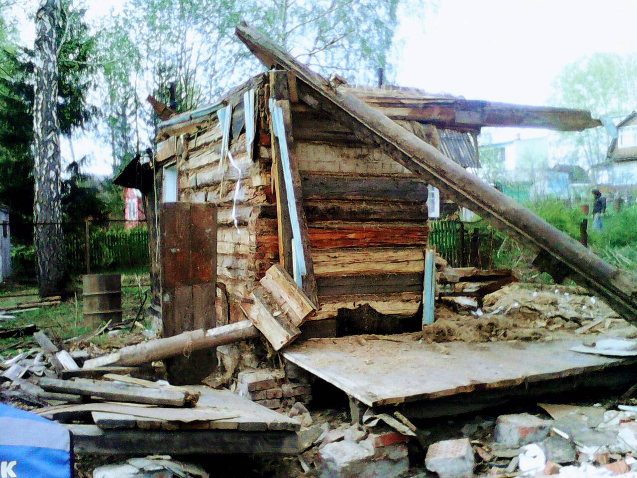 демонтаж дачи