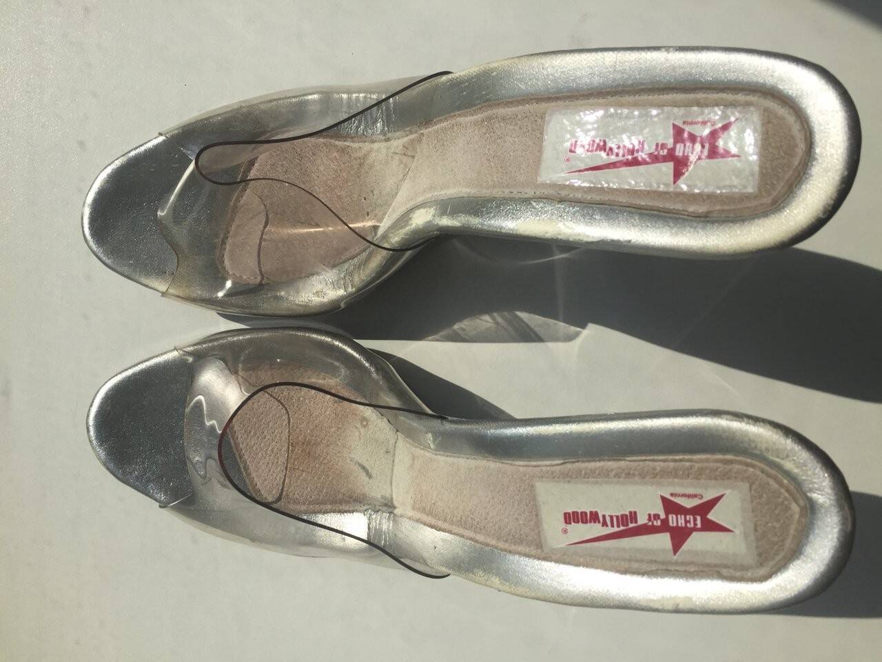 Босоножки сабо echo hollywood 39 размер силикон прозрачные платформа каблук кожа стелька кожаные жен в Москве фото 2 Личные вещи Москва