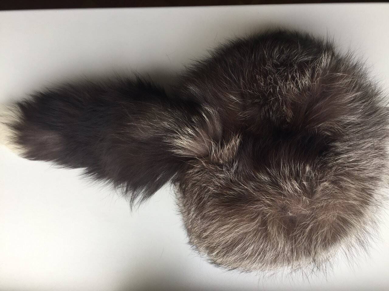 Шапка женская новая мех чернобурка хвост меховая разное 44 46 м регулируется внутри лента производст в Москве фото 2 Личные вещи Москва