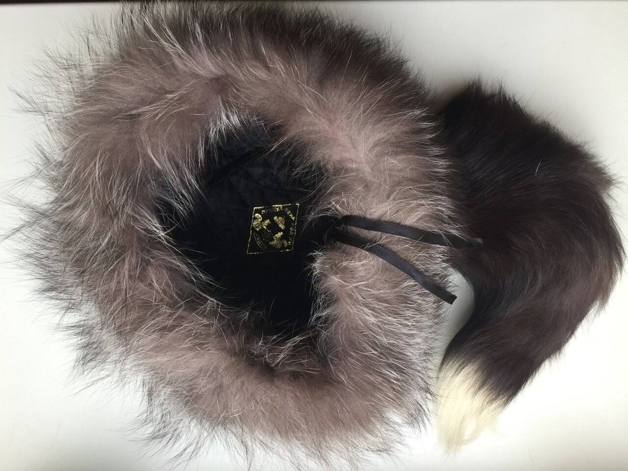Шапка женская новая мех чернобурка хвост меховая разное 44 46 м регулируется внутри лента производст в Москве фото 4 Личные вещи Москва