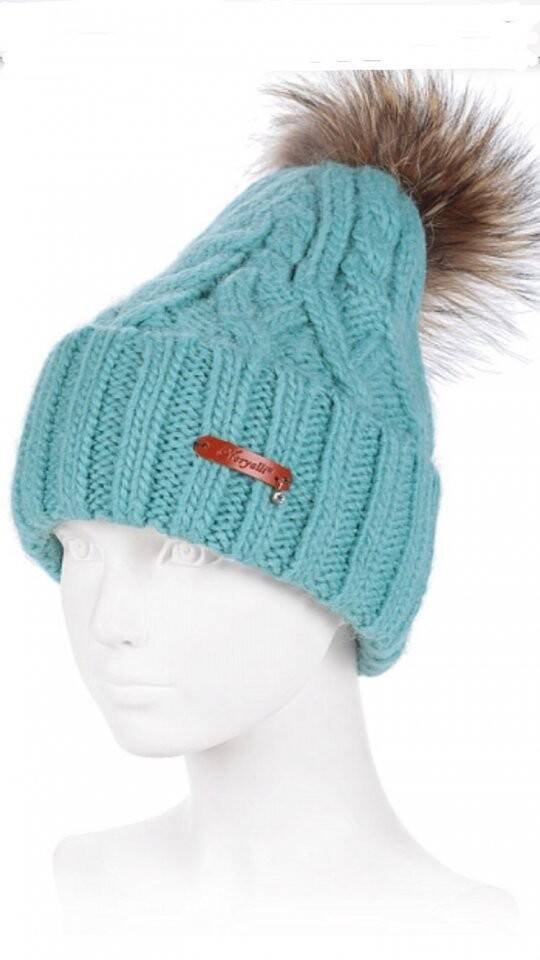 Шапка новая noryalli шерсть альпака меринос розовая бубон мех белая зеленая тиффани мятная голубая б в Москве фото 3 Личные вещи Москва