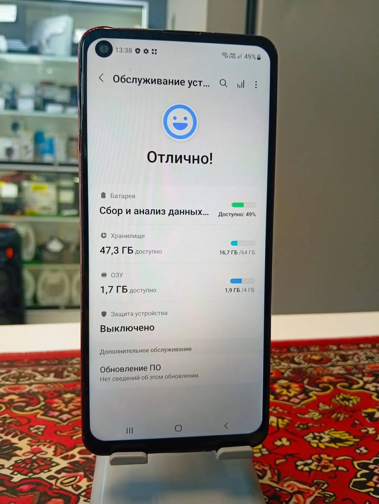 Смартфон Samsung Galaxy A21s 4\64 Gb в Ужуре фото 3 Бытовая электроника Ужур