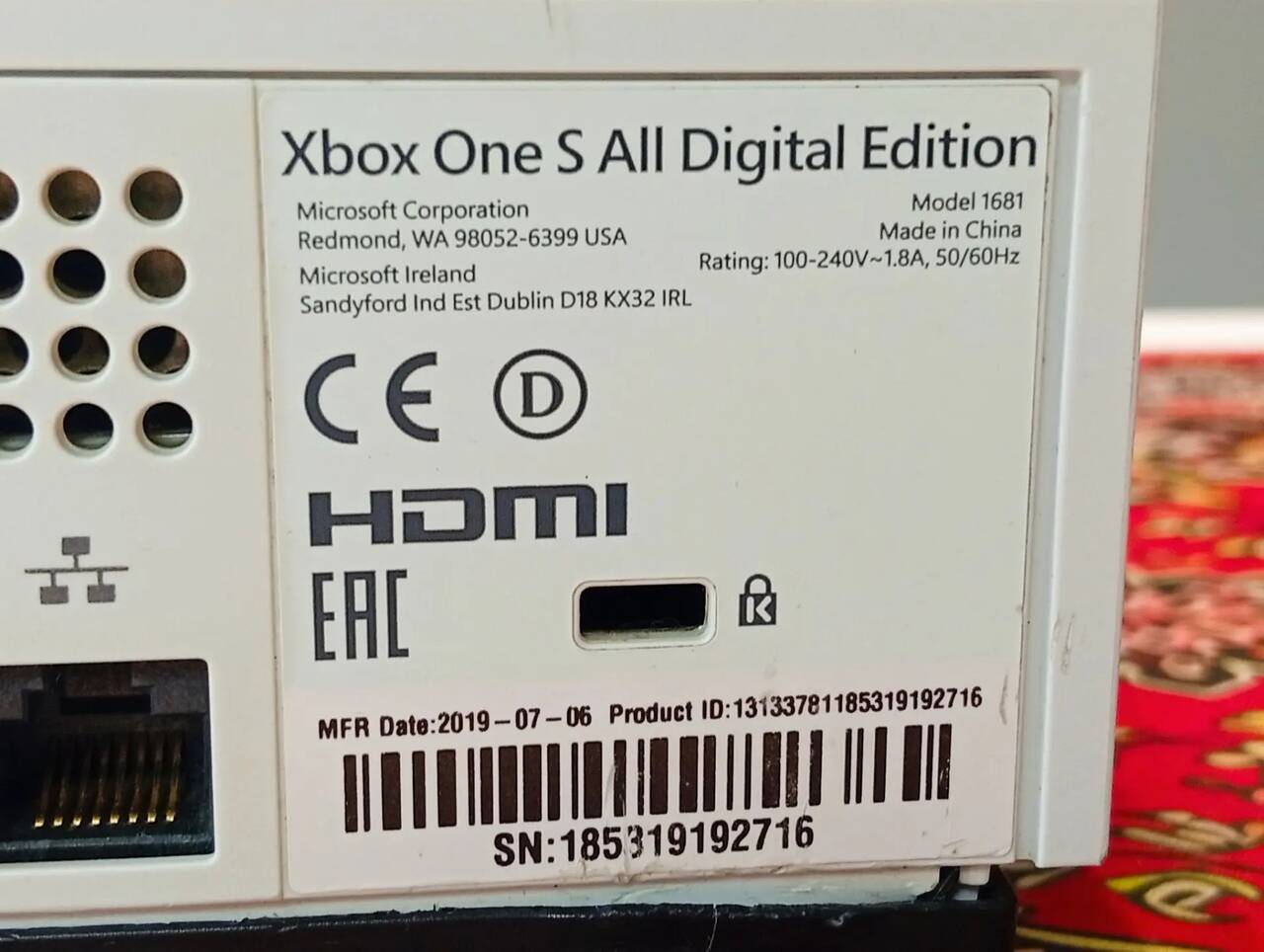 Консоль игровая Xbox One S 1000 Gb в Ужуре фото 3 Бытовая электроника Ужур