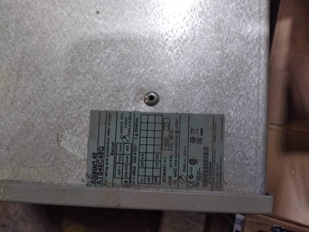 Устройство плавного пуска Schneider Electric ATS48 480A 400В ATS48C48Q в Туле фото 2 Транспорт Тула