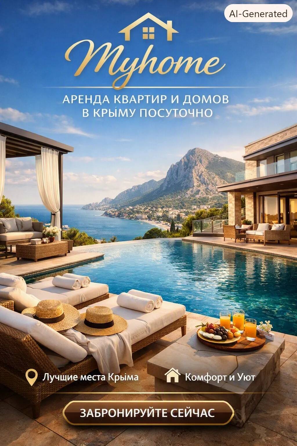 Посуточная аренда жилья.