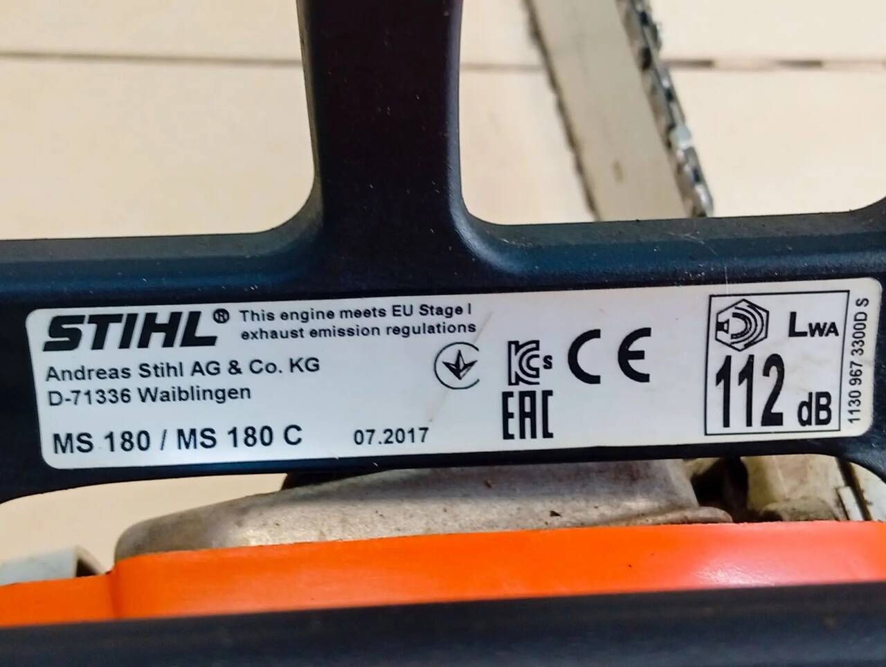 Бензопила Stihl MS 180 в Ужуре фото 3 Для дома и дачи Ужур