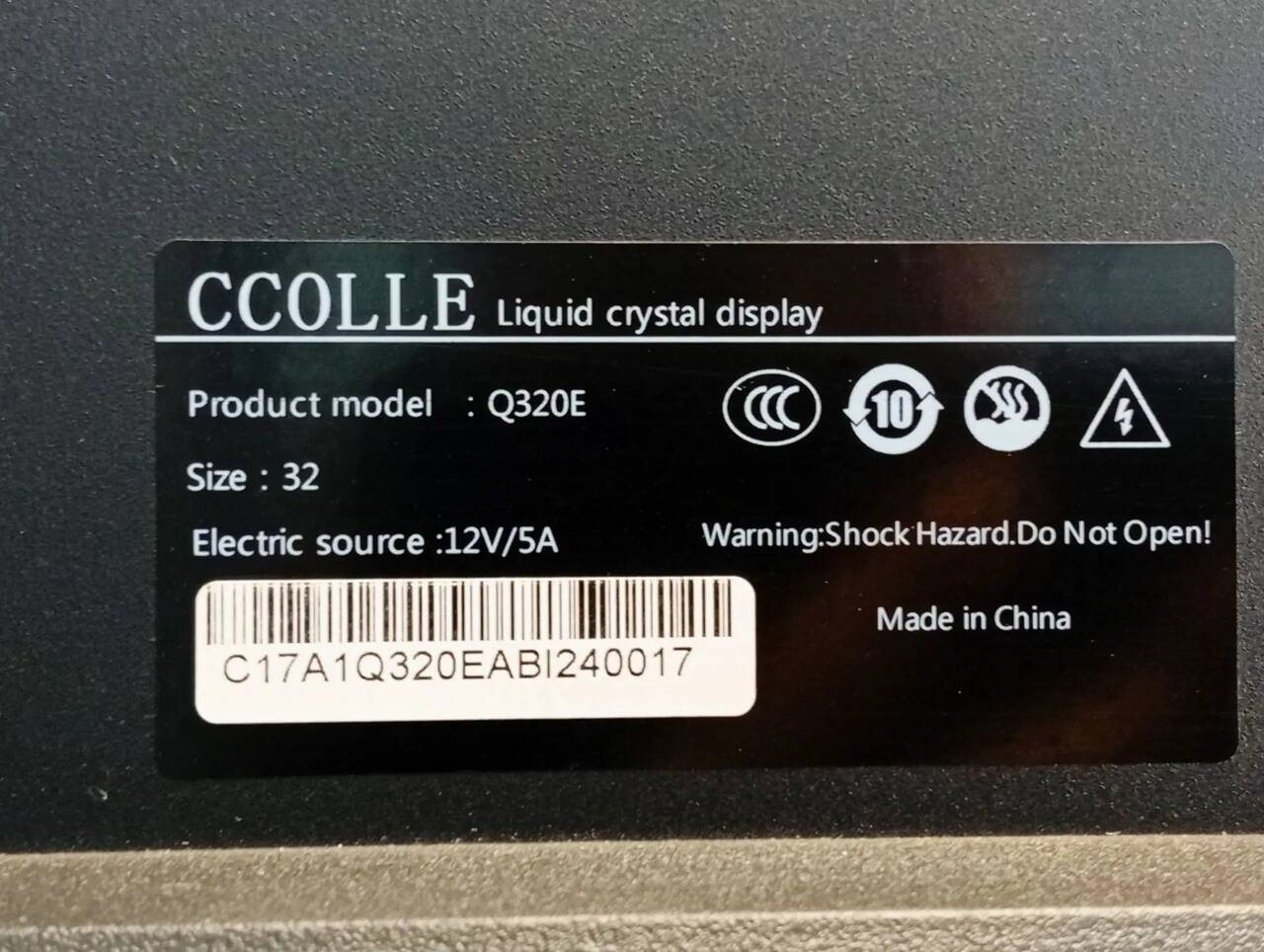 Монитор Игровой Ccole 32" Q320E в Ужуре фото 3 Бытовая электроника Ужур