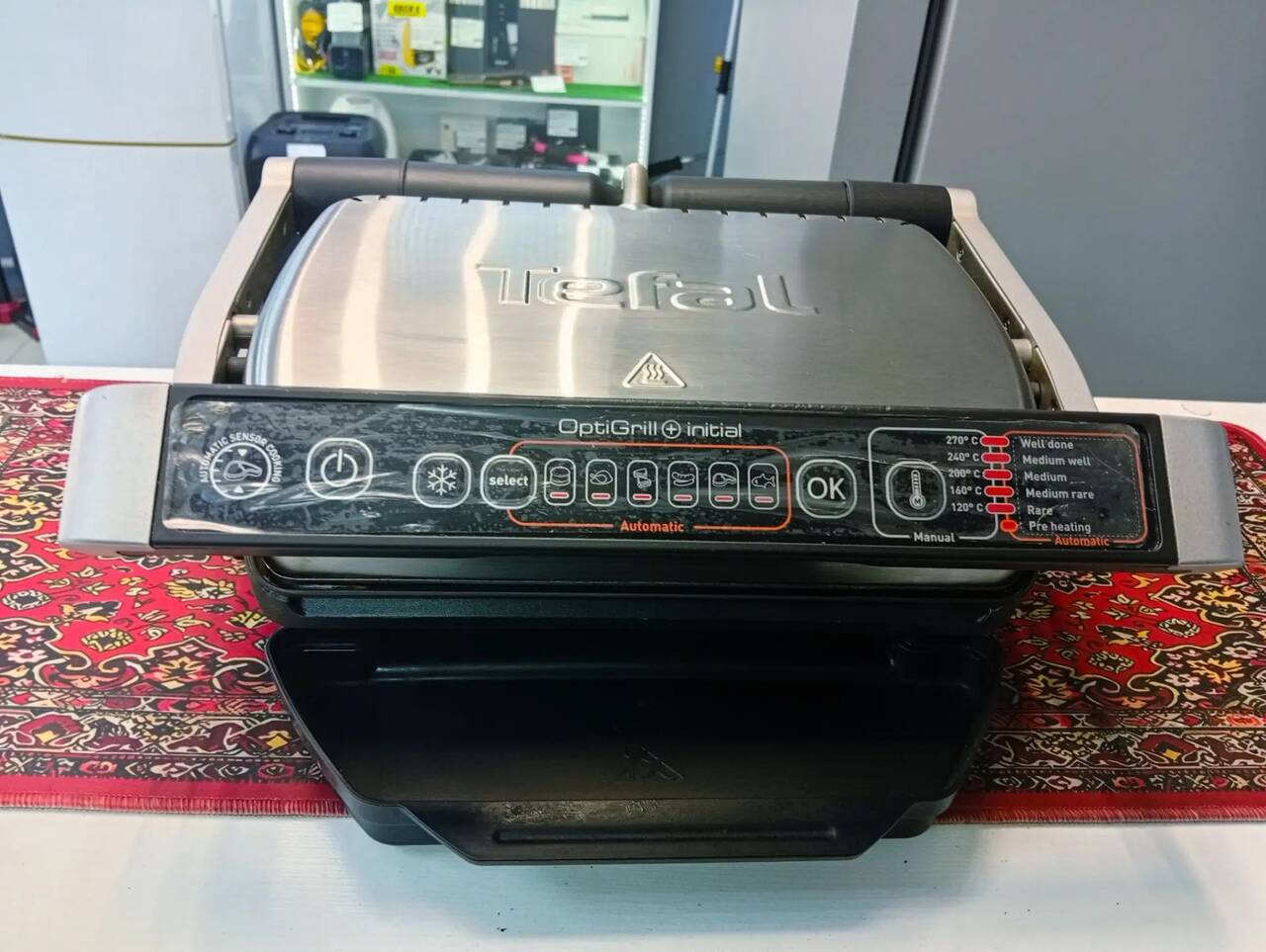 Гриль Электрический Tefal OptiGrill+initial 8583 S1