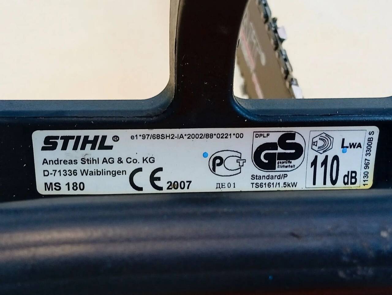 Бензопила Stihl MS 180 в Ужуре фото 2 Для дома и дачи Ужур